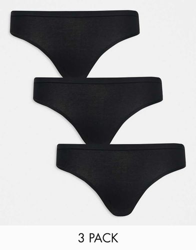 Carin - Lot de 3 bas de bikini en coton - Lindex - Modalova