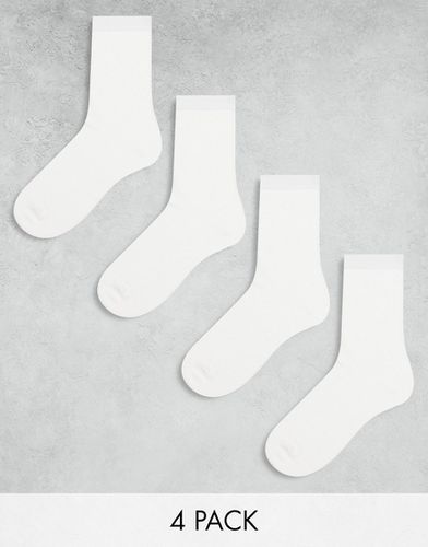 Lot de 4 paires de chaussettes unies - Lindex - Modalova