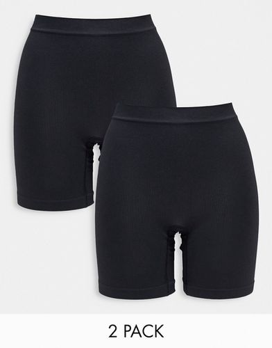 Lot de 2 shorts anti-irritations - Noir - Lindex - Modalova