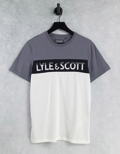 T-shirt à empiècement griffé - Lyle & Scott - Modalova