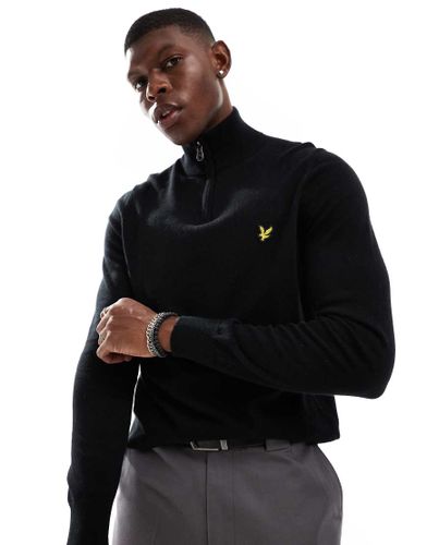 Pull zippé en laine mérinos - Lyle & Scott - Modalova