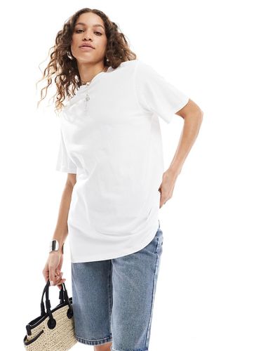 Monki - T-shirt oversize - Blanc - Monki - Modalova
