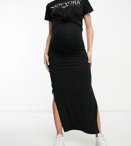 Mamalicious Maternity - Jupe longue en jersey - Noir - Mama.licious - Modalova
