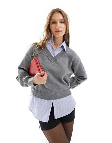 Pull à chemise intégrée - Mango - Modalova