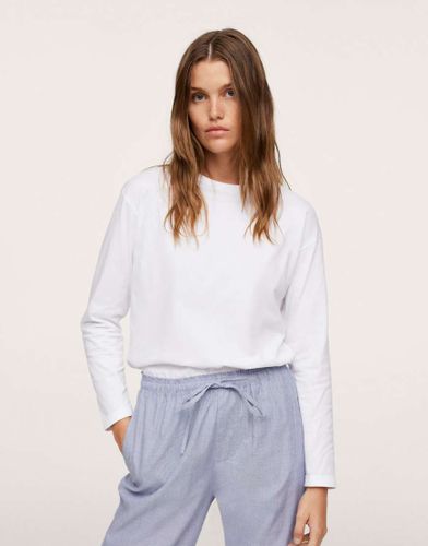 Pyjama avec bas élastique et haut à manches longues - Mango - Modalova