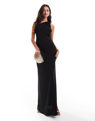 Robe longue asymétrique fendue sur le côté - Mango - Modalova