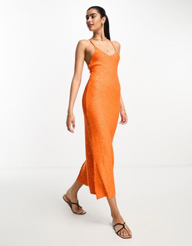 Robe mi-longue moulante - irisé - Mango - Modalova