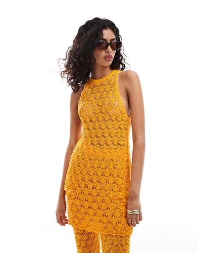 Top d'ensemble long au crochet - Mango - Modalova