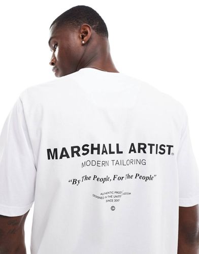 Marshall - Artist - T-shirt oversize avec logo imprimé au dos - Marshall Artist - Modalova