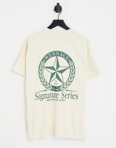 T-shirt d'ensemble oversize à imprimé Signature Series - cassé - Mennace - Modalova