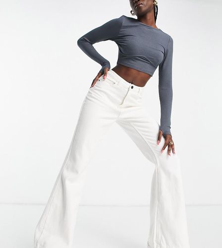 Missguided - Jean évasé - Blanc - Missguided - Modalova