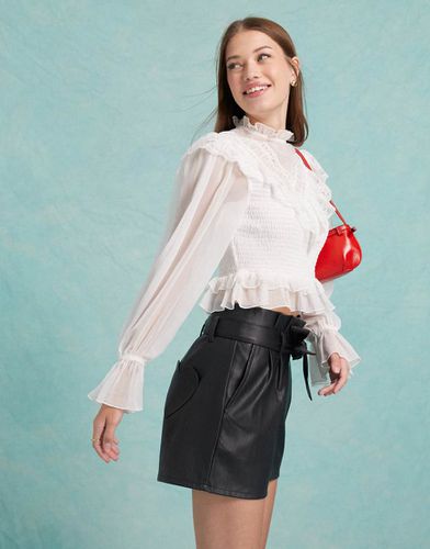 Blouse style victorien - Miss Selfridge - Modalova