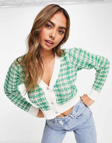 Gilet en maille bouclée - Miss Selfridge - Modalova