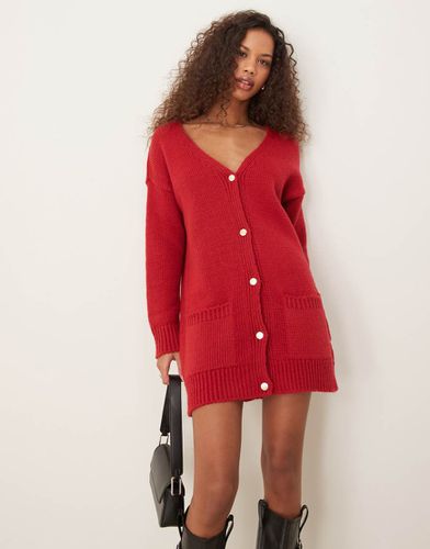 Robe gilet longue et oversize - Miss Selfridge - Modalova