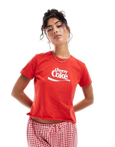 T-shirt à imprimé Cherry coke - Miss Selfridge - Modalova