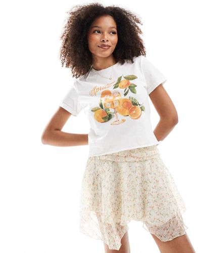 T-shirt à imprimé graphique - Miss Selfridge - Modalova