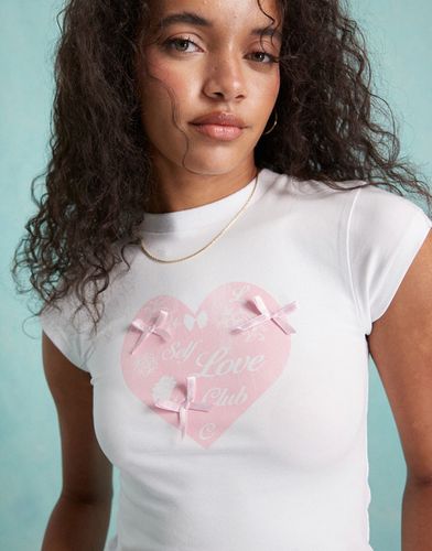 T-shirt avec motif Self Love Club » - Miss Selfridge - Modalova