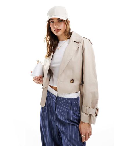 Trench-coat court - Beige - Miss Selfridge - Modalova