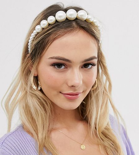 London - Bandeau à perles de taille croissante en exclusivité - My Accessories - Modalova