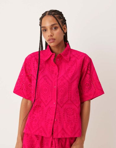Bennie - Chemise courte d'ensemble en broderie anglaise - Nobody's Child - Modalova