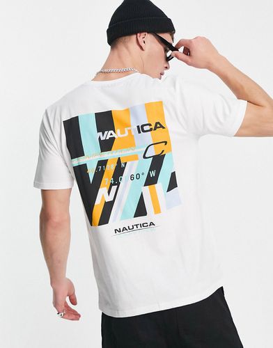 Nautica - Competition Galapagos - T-shirt avec imprimé au dos - Nautica Competition - Modalova