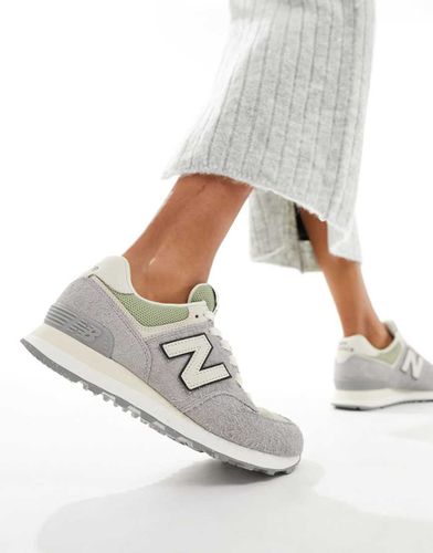 Baskets en daim - et vert - New Balance - Modalova