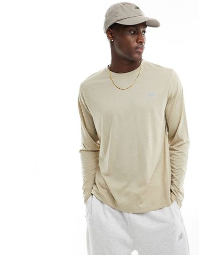 Athletics - T-shirt à manches longues - Beige - New Balance - Modalova