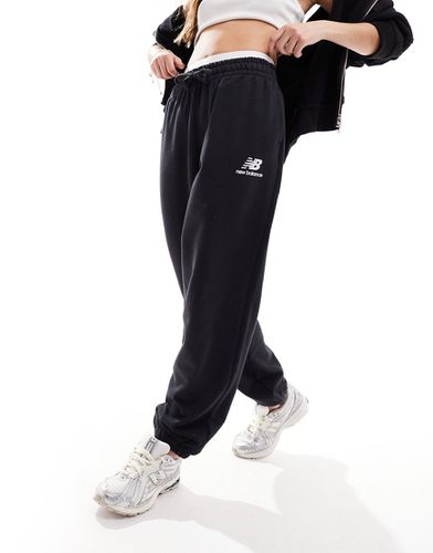 Essentials - Pantalon de jogging à logo en tissu bouclette - New Balance - Modalova
