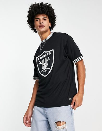 Las Vegas Raiders - T-shirt oversize en résille - New Era - Modalova