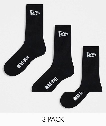 Lot de 3 paires de chaussettes à logo - New Era - Modalova