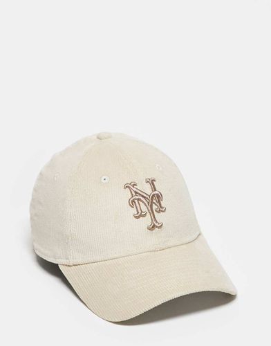 New York Mets 9twenty - Casquette en velours côtelé - Taupe - New Era - Modalova