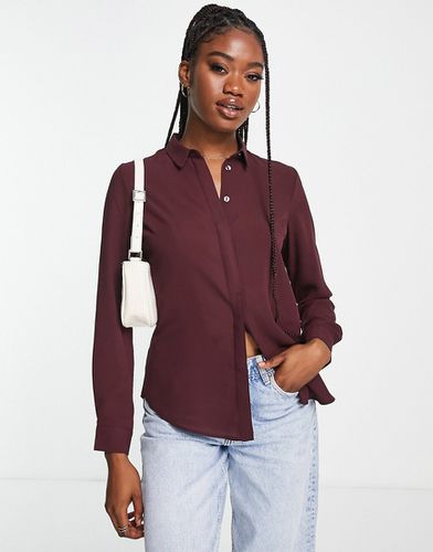 Chemise boutonnée - Bordeaux - New Look - Modalova
