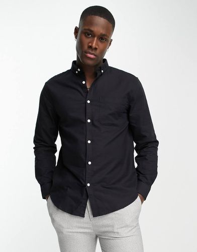 Chemise oxford moulante manches longues - New Look - Modalova