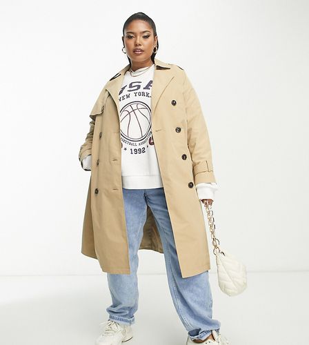 New Look Curve - Trench-coat - Camel - New Look Plus - Modalova