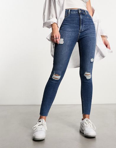 Jean skinny déchiré - moyen - New Look - Modalova