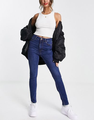 Jean skinny effet gainant et push-up à taille haute - délavé authentique - New Look - Modalova