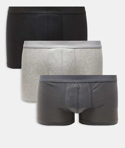 Lot de 3 boxers - Gris - New Look - Modalova