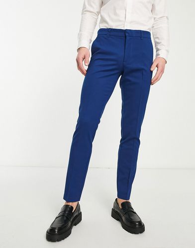 Pantalon de costume ajusté - Indigo - New Look - Modalova