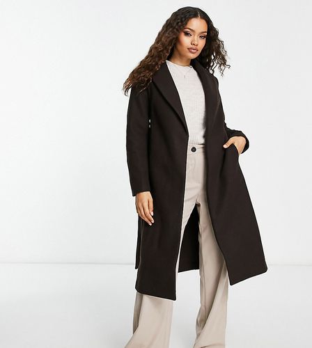 Manteau habillé avec ceinture - New Look Petite - Modalova