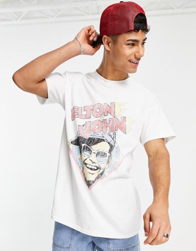 T-shirt à imprimé Elton John - New Look - Modalova