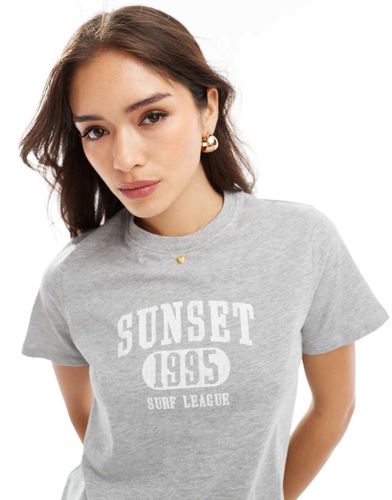 T-shirt coucher de soleil - New Look - Modalova