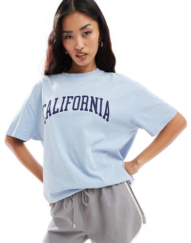 T-shirt oversize à imprimé California - New Look - Modalova