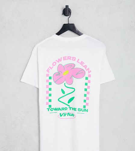 T-shirt oversize à imprimé fleur - New Look - Modalova