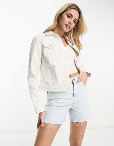 New Look - Veste en jean - Blanc - New Look - Modalova
