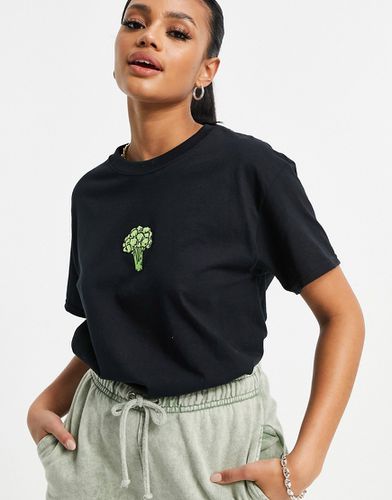 T-shirt oversize à broderie brocoli - New Love Club - Modalova