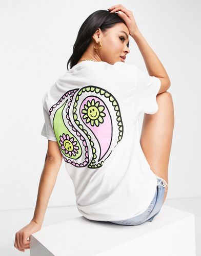 T-shirt oversize à imprimé yin et yang - New Love Club - Modalova