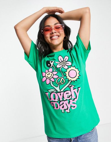 T-shirt oversize avec motif Lovely Days - New Love Club - Modalova