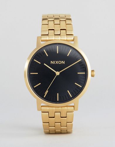 Porter - Montre-bracelet à cadran soleillé noir - Nixon - Modalova