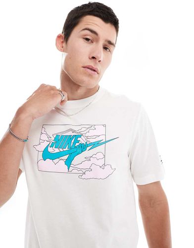 T-shirt avec imprimé virgule style éclair - voile - Nike - Modalova