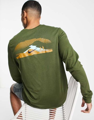 Nike - Trail Running - T-shirt à manches longues - Kaki - Nike Running - Modalova
